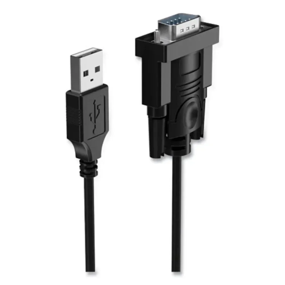 NXT Technologies™ USB to Serial Adapter, 1 ft, Black